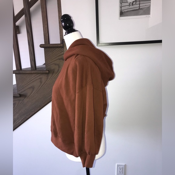 ABERCROMBIE & FITCH SOFT AF essential mini sunday hoodie SIZE LARGE 2 AVAIL - Picture 5 of 9